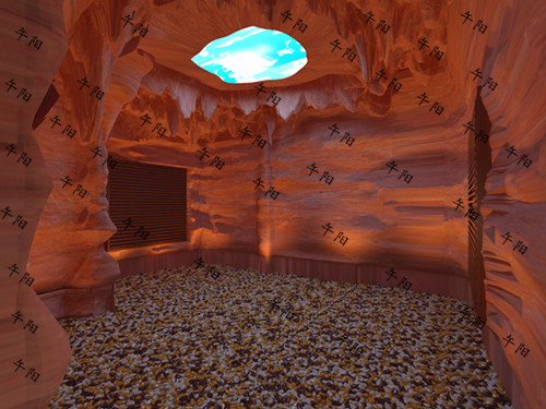 洞穴盐疗房，养生会所洗浴中心专用盐蒸房汗蒸房